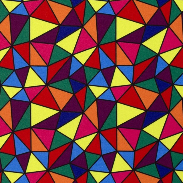 Burlington texturé mozaïek multicolor/zwart