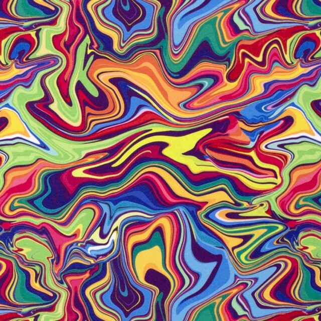 Burlington texturé digitaaldruk abstract multicolor