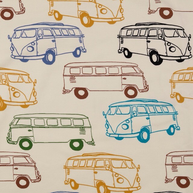 Sweat/french terry aangeruwd busjes wit