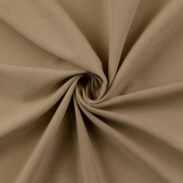 Trenchcoat stof uni beige