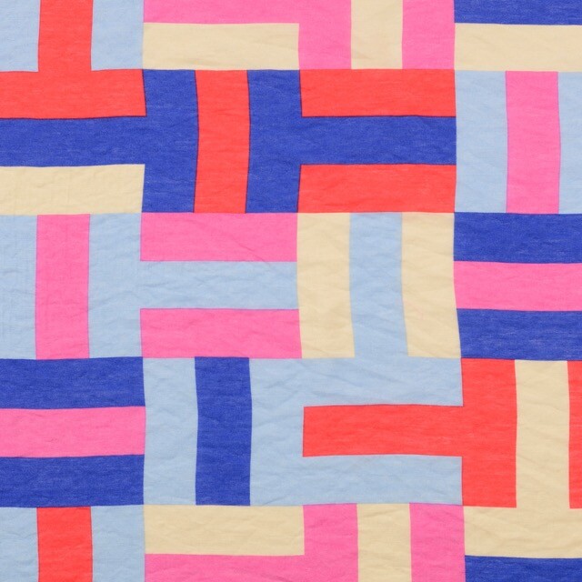 Viscose nylon abstract multicolor