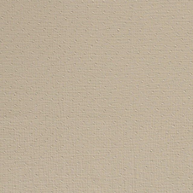 Katoenen mousseline dobby stippen grijs/beige