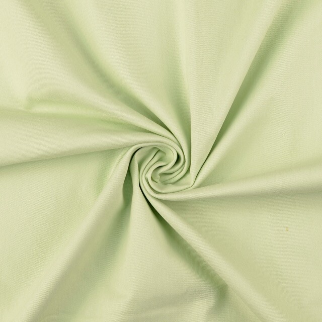 Jeans stof uni lichtgroen