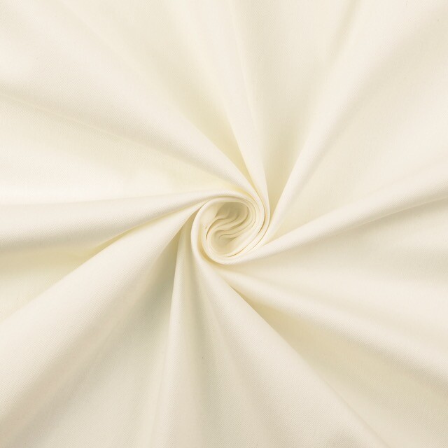 Jeans stof uni offwhite