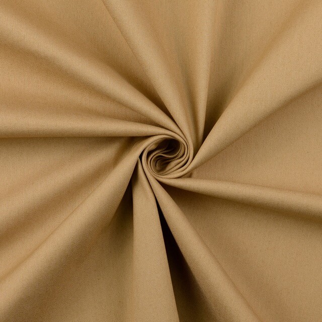 Jeans stof uni beige