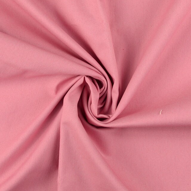 Jeans stof uni oudroze