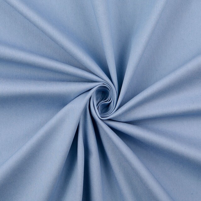 Jeans stof uni hemelsblauw