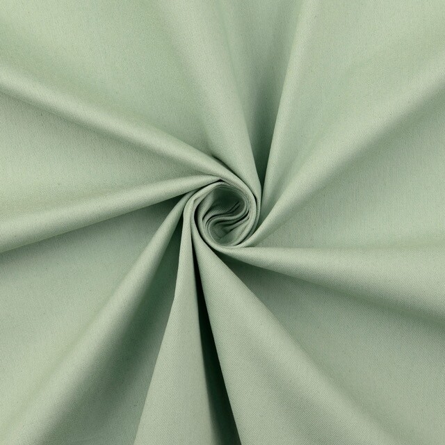 Jeans stof uni oudgroen