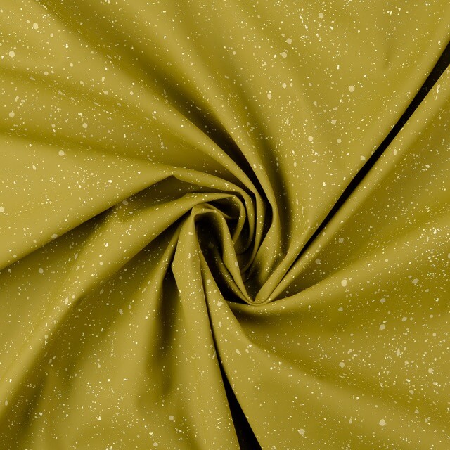 Regenjas stof batik olijfgroen