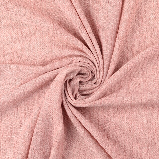 Linnenlook stoff uni bruin