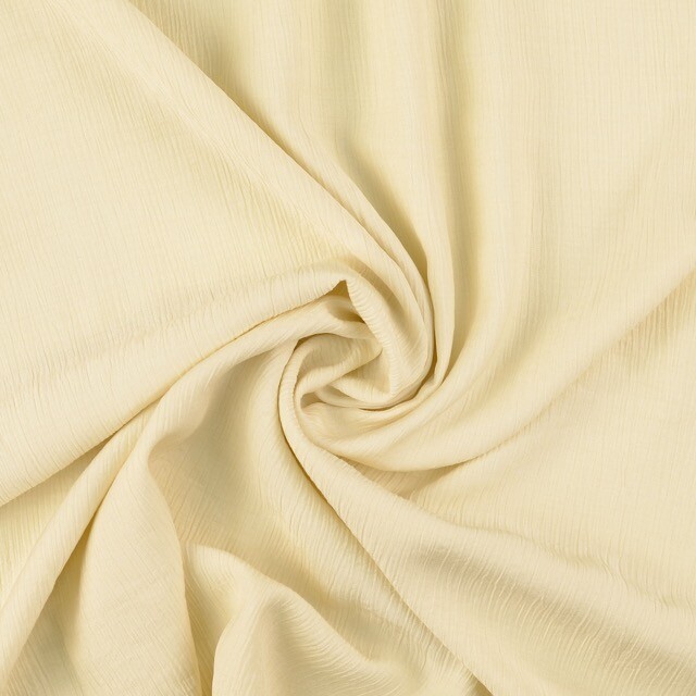Viscose poplin crushed uni nude