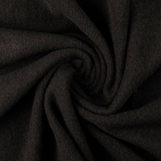 Merinowol garengeverfd zwart