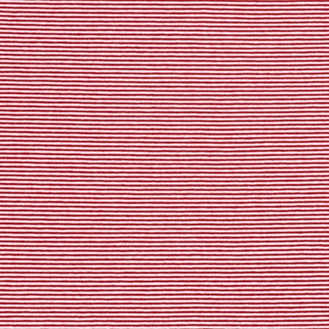 katoen tricot gestreept 2mm rood