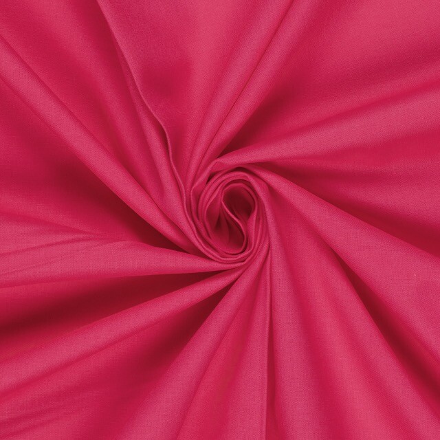 Cretonne katoen premium uni magenta