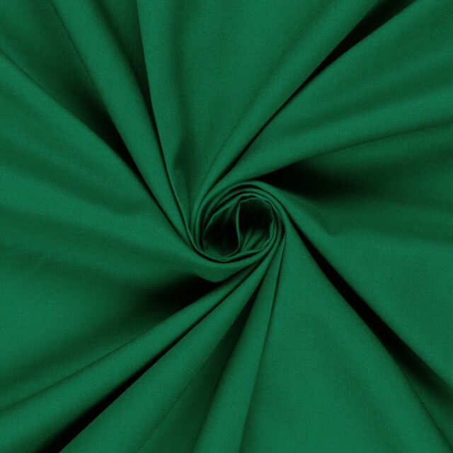 Cretonne katoen premium uni groen