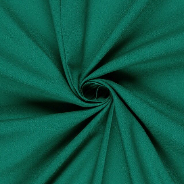 Cretonne katoen premium uni groen