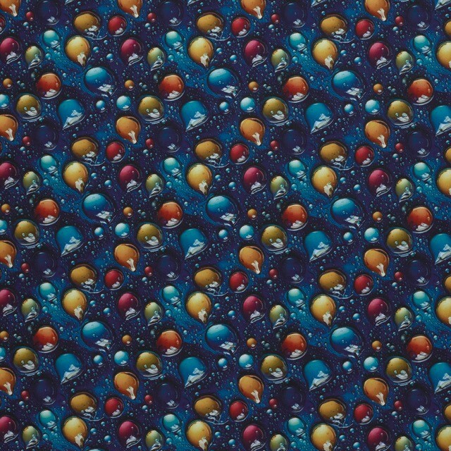 Softshell digitaaldruk druppels marine