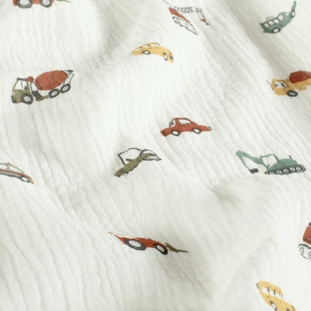 Katoenen mousseline voertuigen offwhite