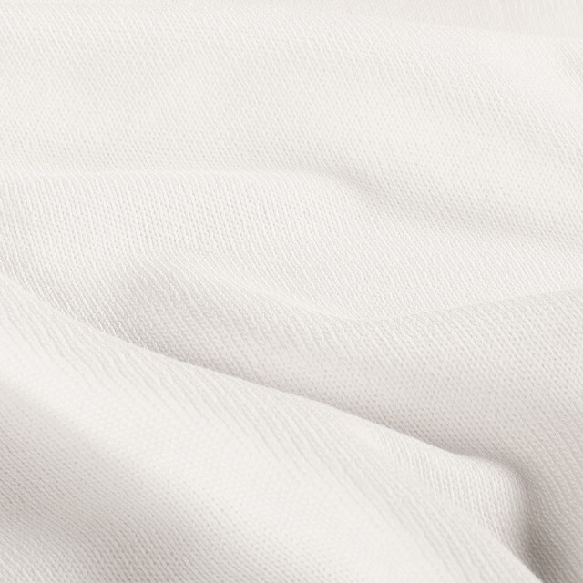 Gebreide stof uni offwhite