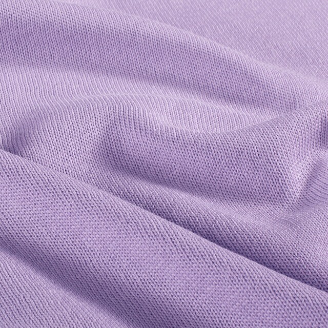 Gebreide stof uni lila