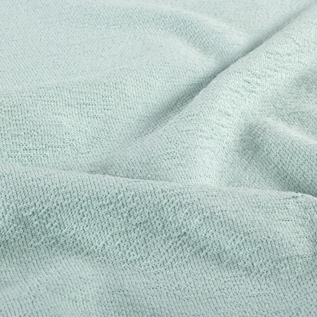 Terry crêpe uni ijsblauw