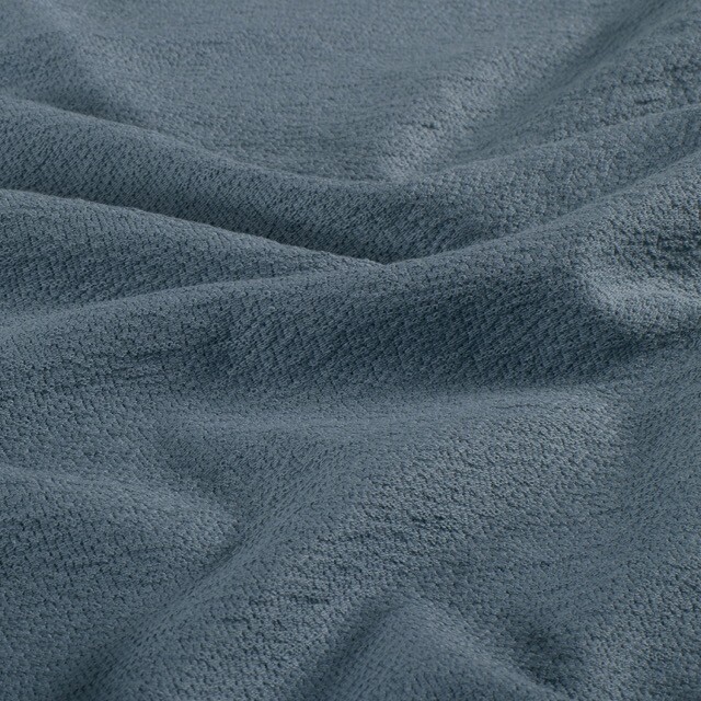 Terry crêpe uni indigo