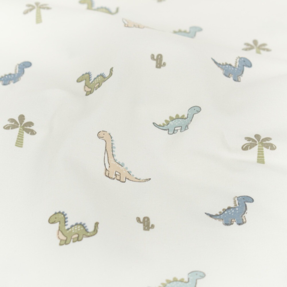 katoen tricot dino's offwhite