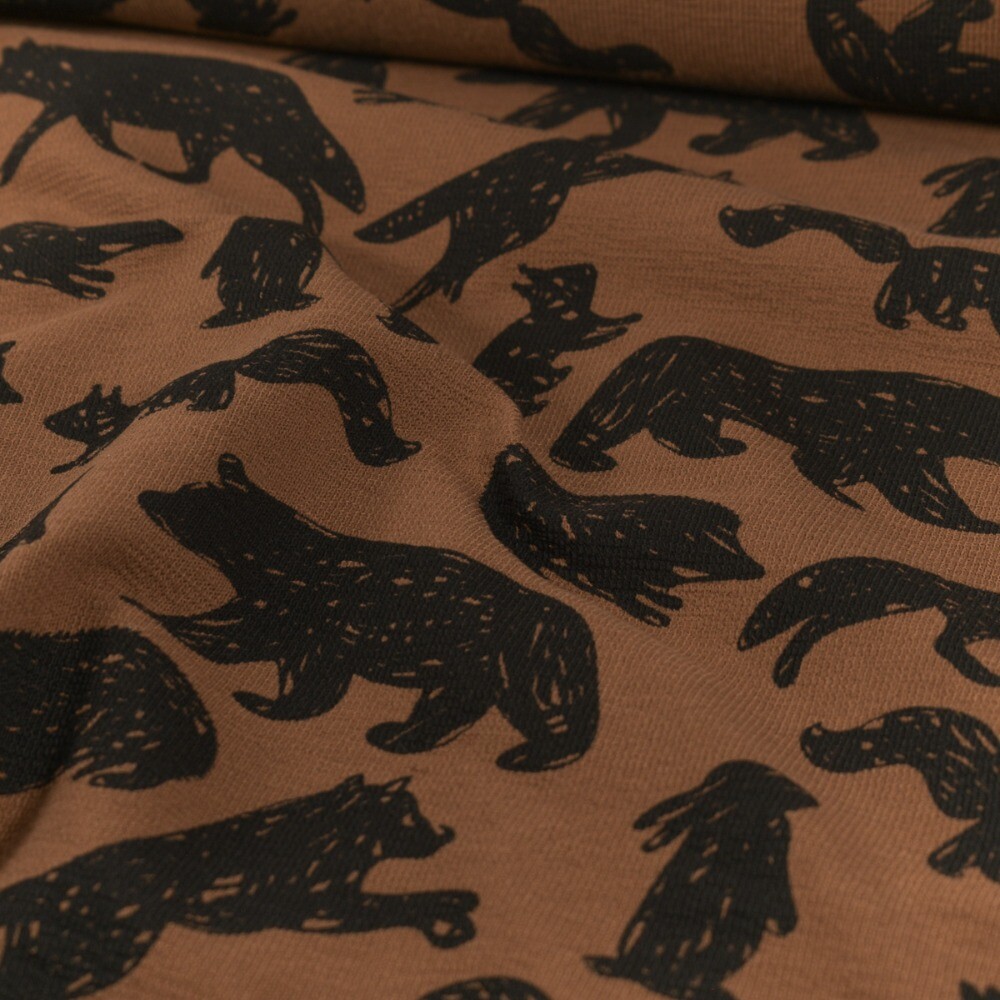 Terry crêpe dieren roest