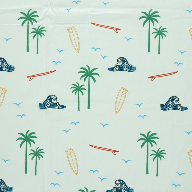 Katoen tricot strand mint