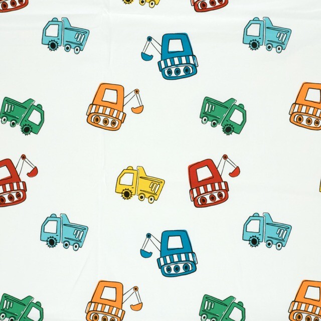 Katoen tricot voertuigen offwhite