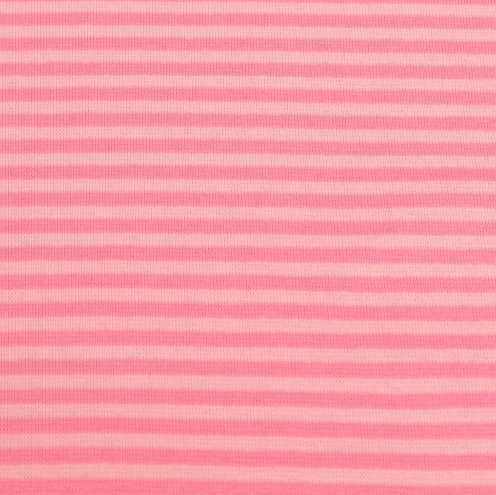 50x70 cm boordstof gestreept 4mm roze/lichtroze