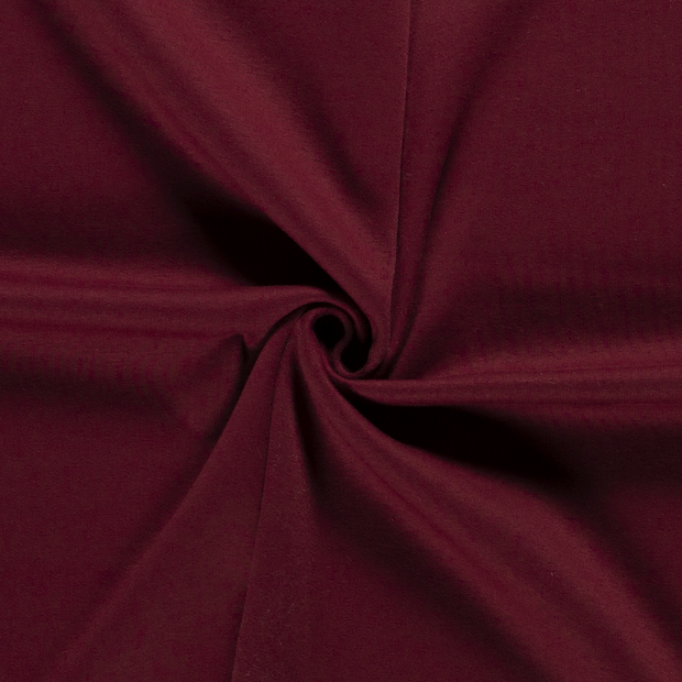 Joggingstof Bordeaux