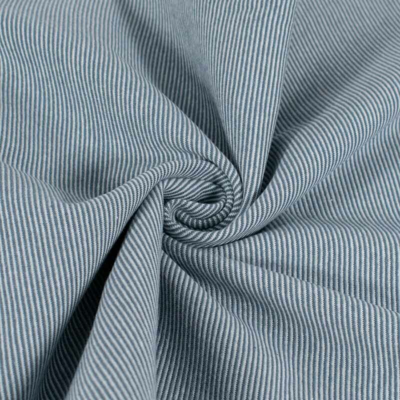 Boordstof gestreept 1mm indigo/offwhite