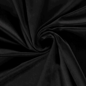 Fluweel stof uni zwart