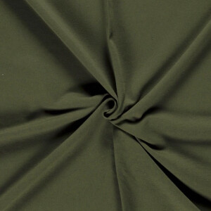 sweat/French Terry kaki groen