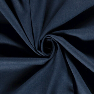 viscose linnen geweven uni indigo