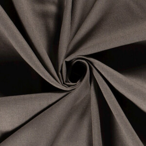 viscose linnen geweven uni taupe grijs