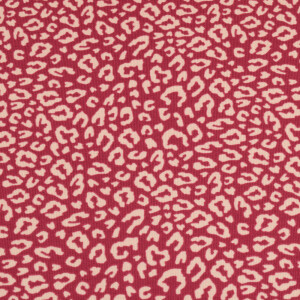 100x150 cm katoen tricot luipaard wijnrood