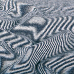 Boordstof gestreept 1mm marine