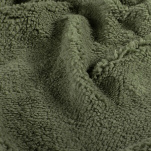 sherpa fleece uni bosgroen