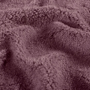 sherpa fleece uni mauve