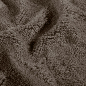 sherpa fleece uni taupe bruin