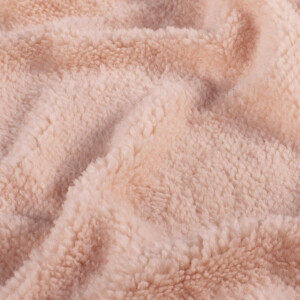 sherpa fleece uni lichtroze