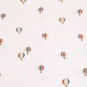 Katoen tricot heteluchtballonnen offwhite