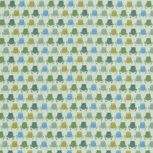 100x150cm Katoen tricot kikkers mint