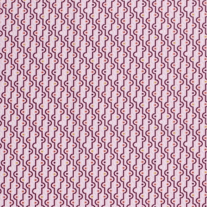 Katoen poplin Abstracte strepen licht roze