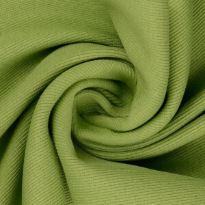 50x60 cm boordstof rib 2x2 appelgroen