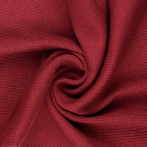 50x60 cm boordstof rib 2x2 bordeaux