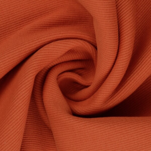 50x60 cm boordstof rib 2x2 oranje