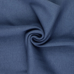 50x60 cm boordstof rib 2x2 indigo